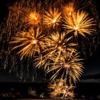 Les feux du 14 juillet à Évian-les-Bains - Haute-Savoie - France Les feux du 14 juillet à Évian-les-Bains - Haute-Savoie - France