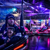 La fête foraine à Genève un jour de nouvel-an - Suisse La fête foraine à Genève un jour de nouvel-an - Suisse