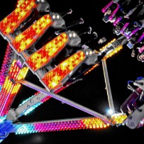 La fête foraine à Genève un jour de nouvel-an - Suisse La fête foraine à Genève un jour de nouvel-an - Suisse
