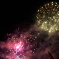 Les feux d'artifice aux fêtes de Genève - Suisse Les feux d'artifice aux fêtes de Genève - Suisse