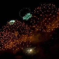 Les feux d'artifice aux fêtes de Genève - Suisse Les feux d'artifice aux fêtes de Genève - Suisse