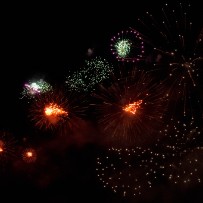 Les feux d'artifice aux fêtes de Genève - Suisse Les feux d'artifice aux fêtes de Genève - Suisse