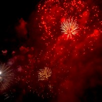 Les feux d'artifice aux fêtes de Genève - Suisse Les feux d'artifice aux fêtes de Genève - Suisse