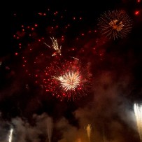 Les feux d'artifice aux fêtes de Genève - Suisse Les feux d'artifice aux fêtes de Genève - Suisse