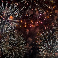 Les feux d'artifice aux fêtes de Genève - Suisse Les feux d'artifice aux fêtes de Genève - Suisse