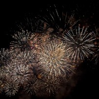 Les feux d'artifice aux fêtes de Genève - Suisse Les feux d'artifice aux fêtes de Genève - Suisse