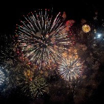Les feux d'artifice aux fêtes de Genève - Suisse Les feux d'artifice aux fêtes de Genève - Suisse