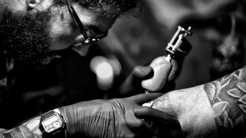 Évian - Tattoo 2017 Le salon du tatouage d'Évian se déroule au Palais des Festivités