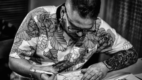 Évian - Tattoo 2018 Le salon du tatouage d'Évian se déroule au Palais des Festivités